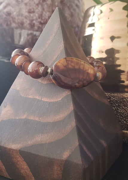 Brown Agate Bracelet