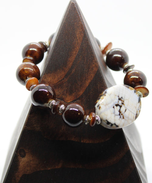 Brown Agate Bracelet