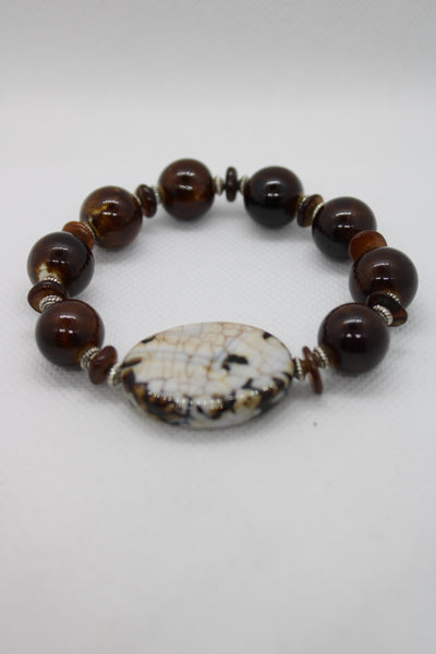 Brown Agate Bracelet