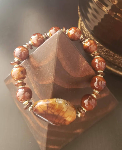 Brown Agate Bracelet